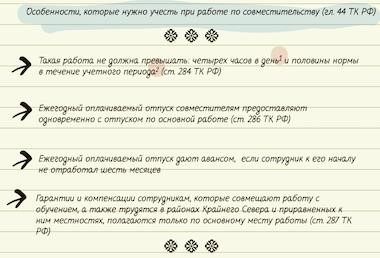 Загадка: специфика работы по совместительству