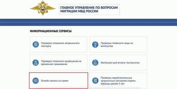 Онлайн-сервис ФМС&lt; PAN&gt; Запись на прием к врачу в электронном виде с помощью специального сервиса ФМС